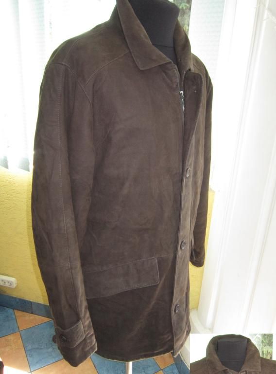 Фото 7. Утеплённая классическая кожаная мужская куртка MILESTONE. Лот 512