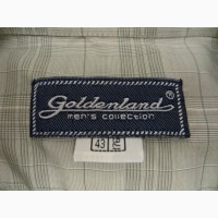 Мужская рубашка Goldenland 43 с коротким рукавом новая