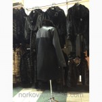 Модное кашемировое пальто с норковым воротником