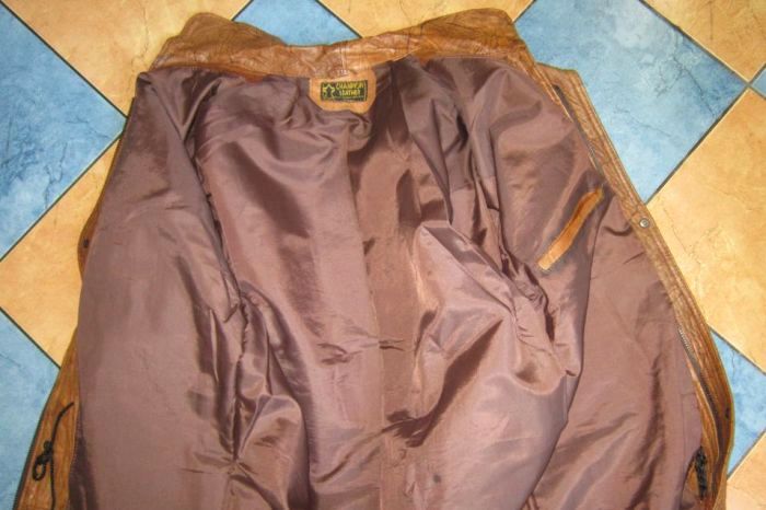 Фото 4. Оригинальная кожаная мужская куртка CHAMPION Leather. Лот 513