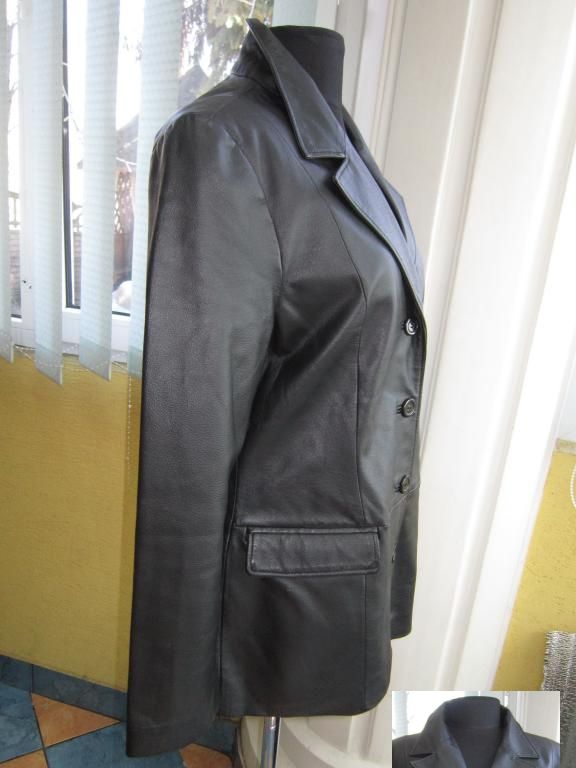 Фото 2. Женская кожаная куртка - пиджак JOY. Англия. Лот 898