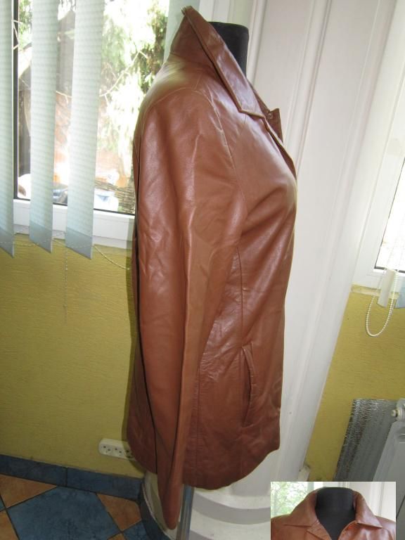 Фото 3. Фирменная женская кожаная куртка CABRINI. Италия. Лот 950