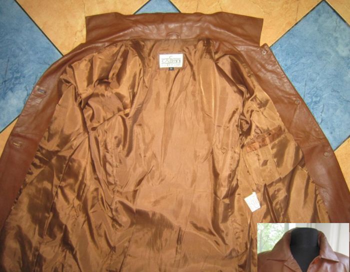 Фото 8. Фирменная женская кожаная куртка CABRINI. Италия. Лот 950