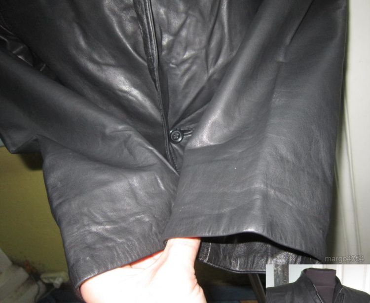 Фото 6. Легенька укорочена шкіряна чоловіча куртка-піджак. Gianni Frascati. Італія. 56р. Лот 1123