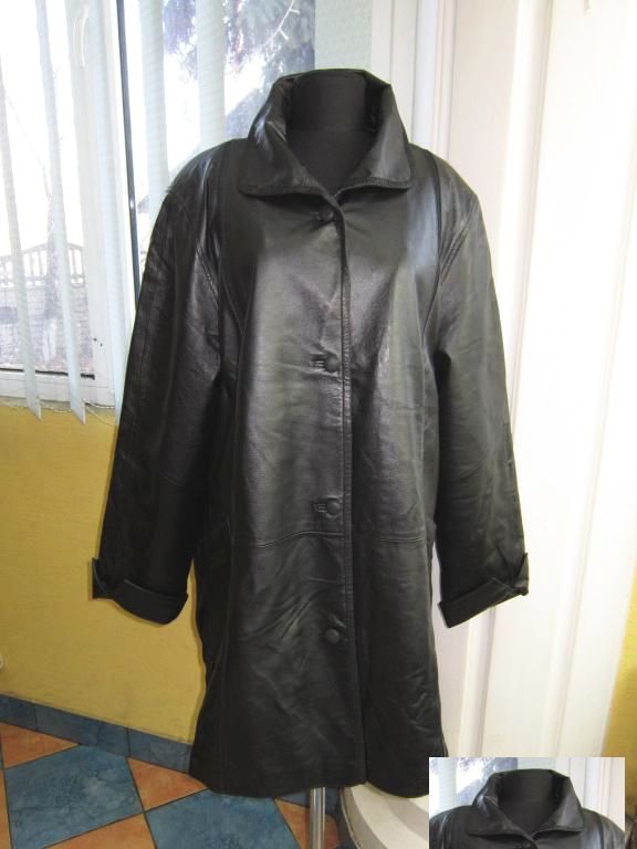 Фото 2. Оригинальная большая женская кожаная куртка ARITANO. Италия. Лот 326