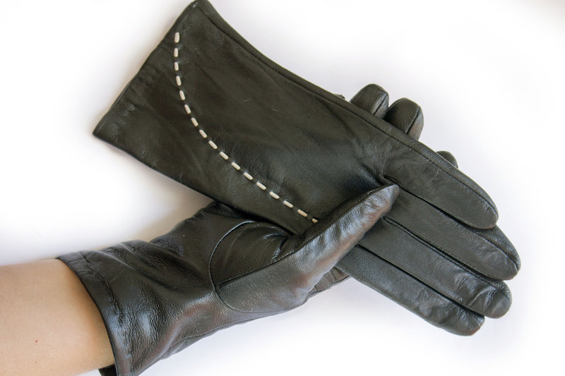 Фото 5. Женские кожаные перчатки на меху
