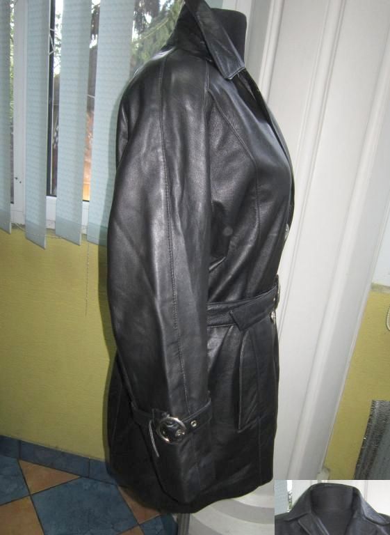 Фото 4. Классная женская кожаная куртка с поясом. Лот 968
