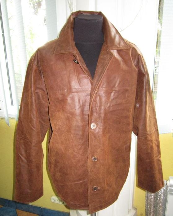 Большая кожаная мужская куртка BARISAL. Лот 499