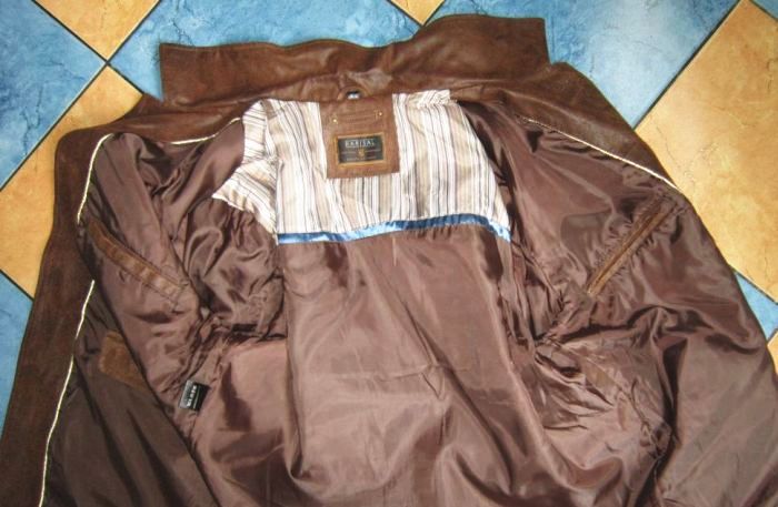 Фото 4. Большая кожаная мужская куртка BARISAL. Лот 499