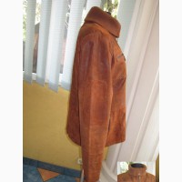 Фирменная демисезонная женская кожаная куртка Solo New York. Лот 994