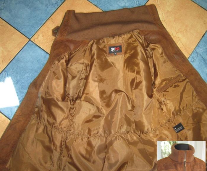 Фото 6. Фирменная демисезонная женская кожаная куртка Solo New York. Лот 994