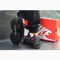 Кроссовки Nike Air Max 95 Black Red Черные зимние с мехом