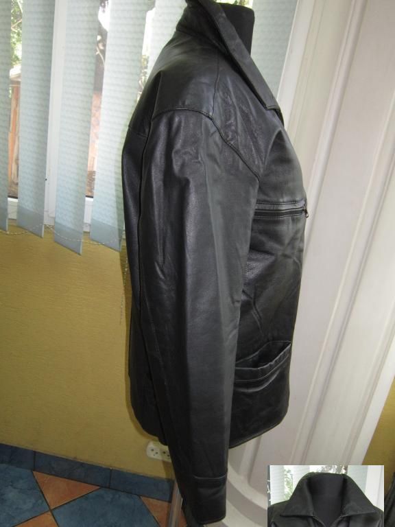 Фото 5. Кожаная мужская куртка Real Leather. Лот 995