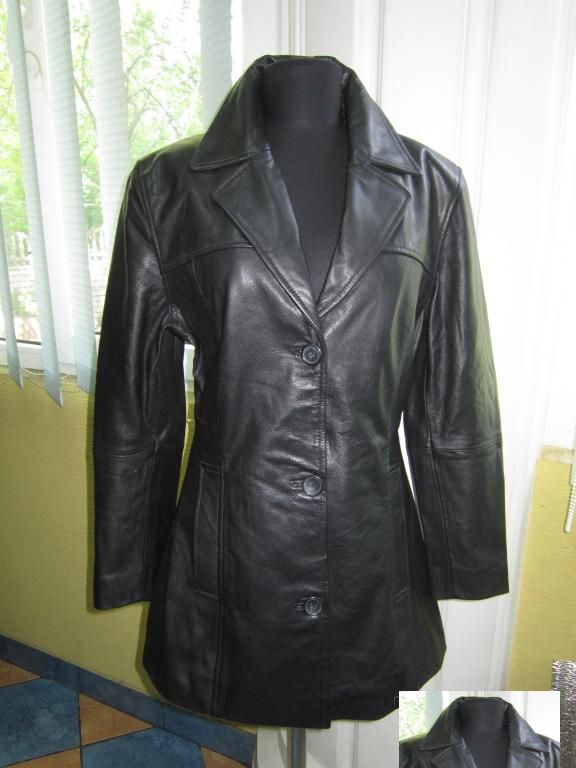 Фото 2. Оригинальная женская кожаная куртка – пиджак FRONT LINE. Швейцария. Лот 941