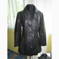 Оригинальная женская кожаная куртка – пиджак FRONT LINE. Швейцария. Лот 941