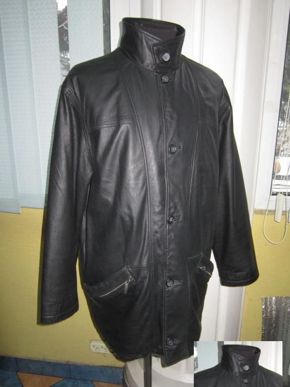 Большая кожаная мужская куртка LEATHER CLOTHES. Германия. 66р. Лот 713