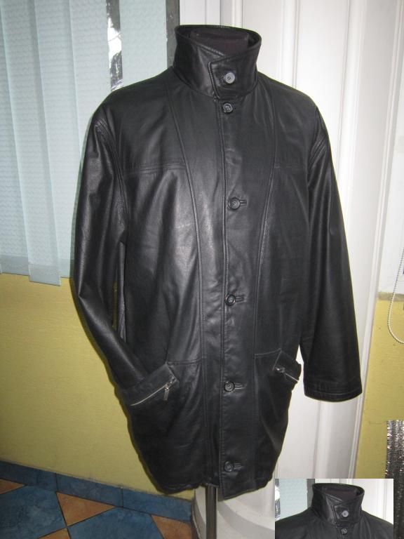 Фото 2. Большая кожаная мужская куртка LEATHER CLOTHES. Германия. 66р. Лот 713