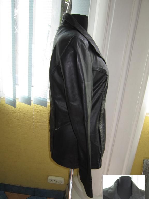 Фото 7. Большая утеплённая мужская кожаная куртка TREK TRAVEL. Англия. 62р. Лот 1138