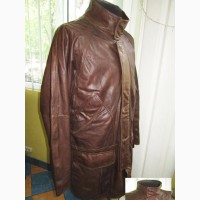 Тёплая кожаная мужская куртка Echtes Leder. Германия. Лот 634