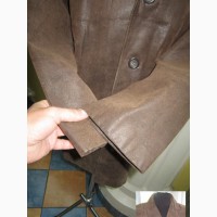 Большая кожаная мужская куртка ITALLO. Италия. Лот 935