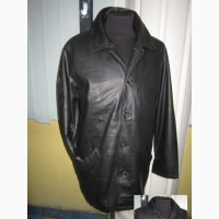 Велика класична шкіряна чоловіча куртка. Smooth Collection. Німеччина. 62р. Лот 701