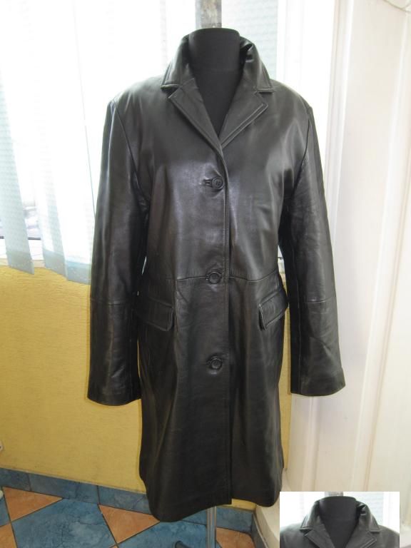 Фото 2. Классическая женская кожаная куртка ESPRIТ. Германия. Лот 791