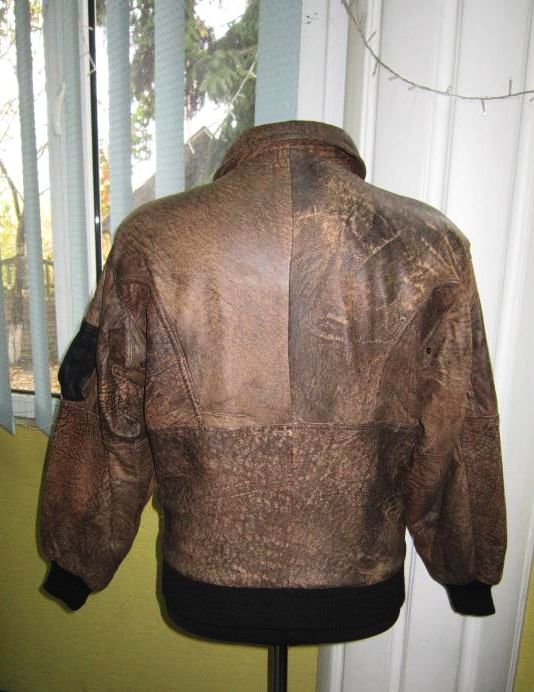 Фото 3. Стильная кожаная мужская куртка BERTO LUCCI. Италия. Лот 299