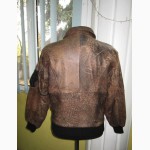 Стильная кожаная мужская куртка BERTO LUCCI. Италия. Лот 299