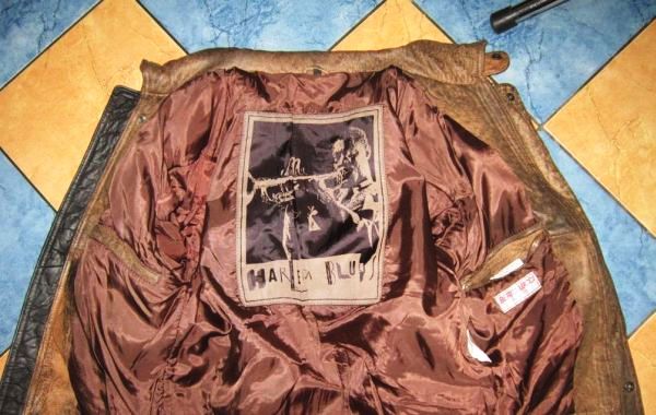 Фото 4. Стильная кожаная мужская куртка BERTO LUCCI. Италия. Лот 299