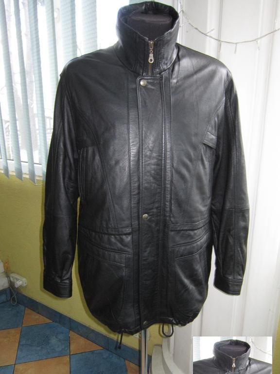Фото 3. Большая кожаная мужская куртка SMOOTH City Collection. Лот 889