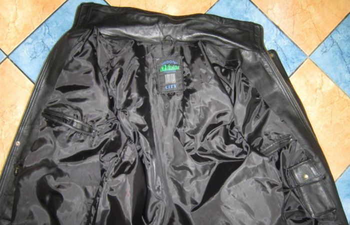 Фото 6. Большая кожаная мужская куртка SMOOTH City Collection. Лот 889