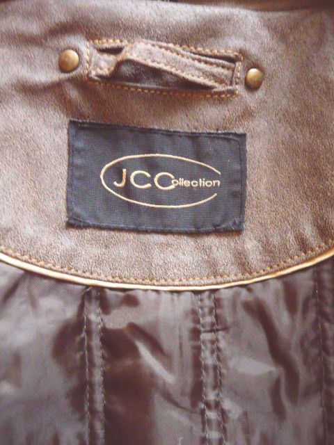 Фото 2. Утеплённая кожаная мужская куртка JC Collection. Лот 603