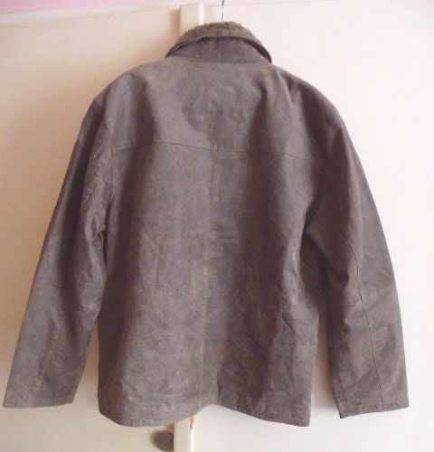 Фото 5. Утеплённая кожаная мужская куртка JC Collection. Лот 603