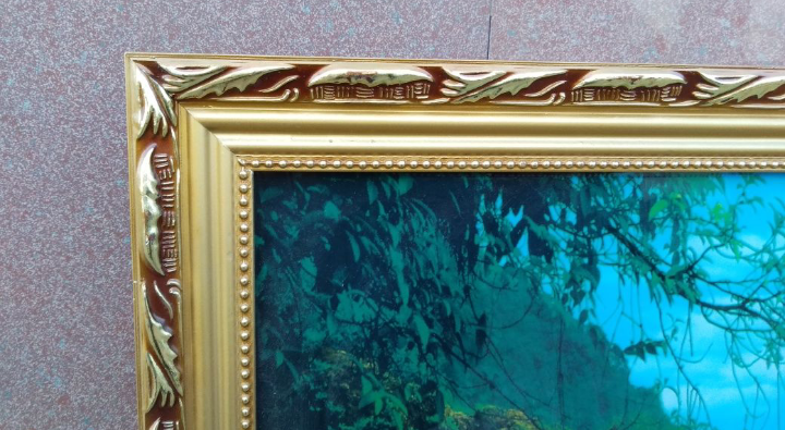 Фото 2. Большая картина Водопад с подсветкой, музыкальная, размер 70х110 см