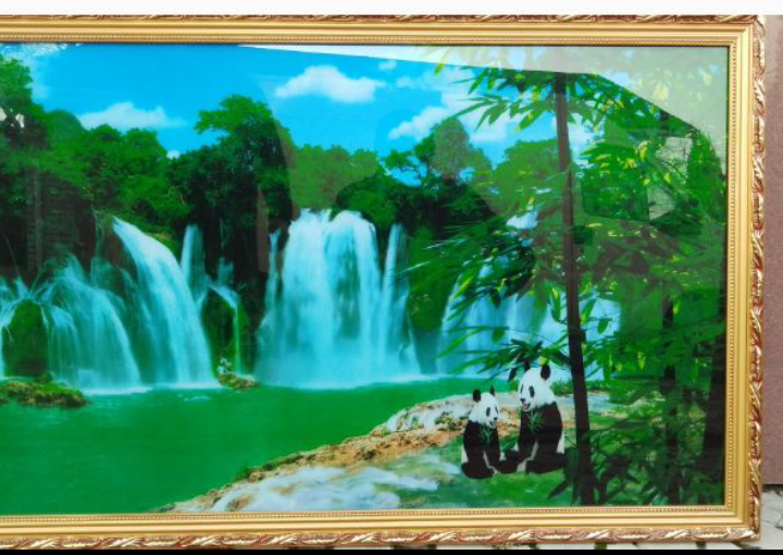 Фото 4. Большая картина Водопад с подсветкой, музыкальная, размер 70х110 см