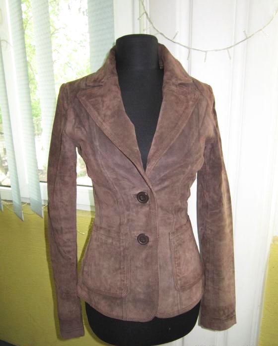 Лёгенькая женская кожаная куртка – пиджак CLOCKHOUSE - СA. Лот 501