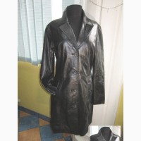 Оригинальная женская кожаная куртка-плащ MONTGOMERY. Англия. Лот 866