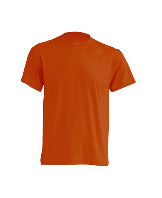 Трикотажная рубашка, футболка темно-оранжевая короткий рукав