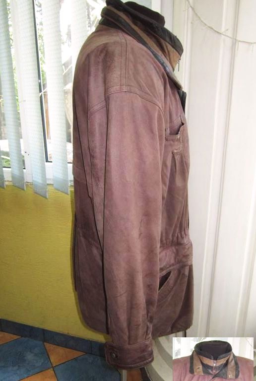 Фото 3. Большая утеплённая кожаная мужская куртка. Германия. Лот 642