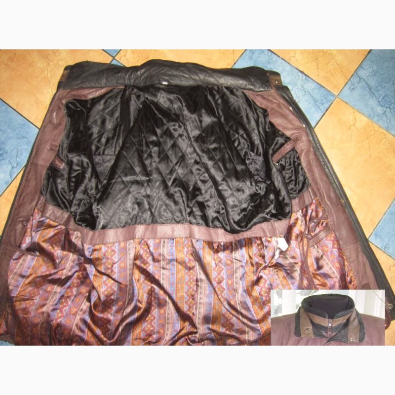 Фото 5. Большая утеплённая кожаная мужская куртка. Германия. Лот 642