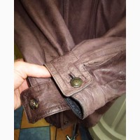 Большая утеплённая кожаная мужская куртка. Германия. Лот 642