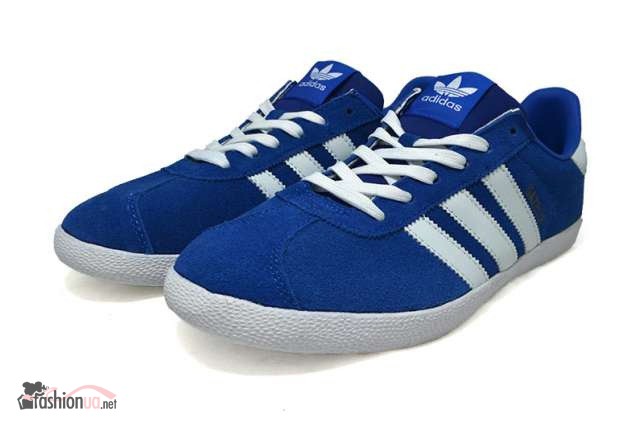 Мужские кроссовки Adidas Gazelle (Blue)
