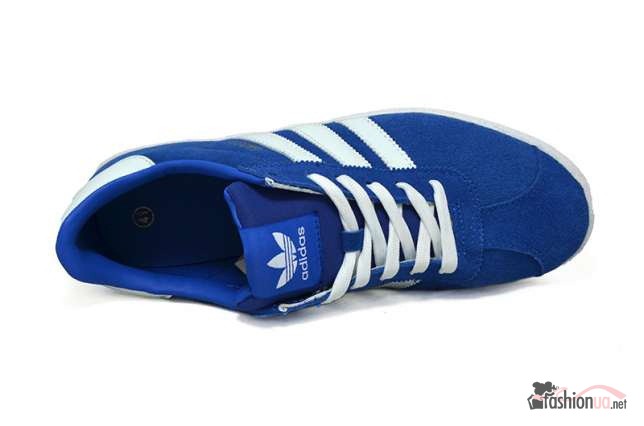 Фото 3. Мужские кроссовки Adidas Gazelle (Blue)