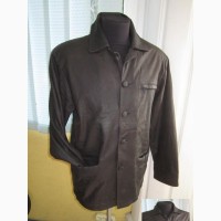 Большая кожаная мужская куртка MILANO Real Leather. Кипр. 58р. Лот 1022