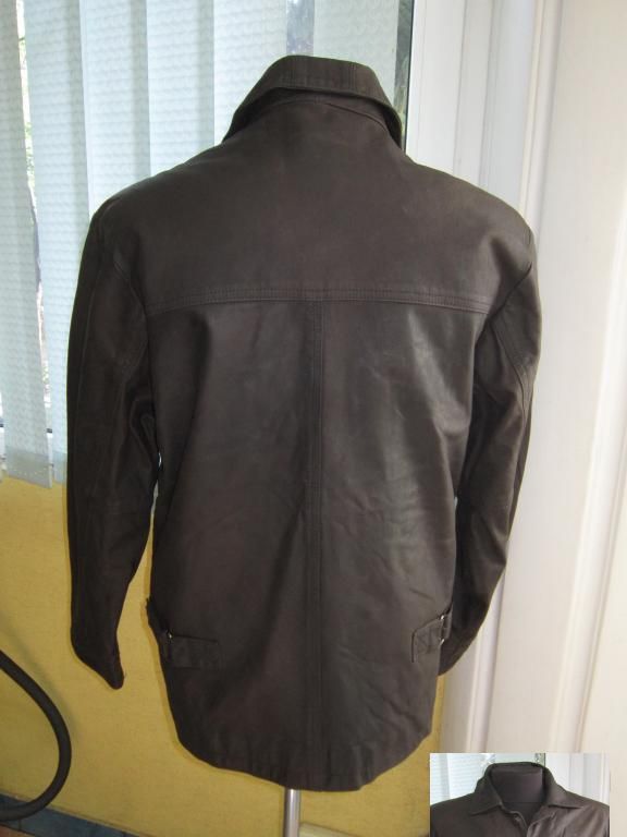 Фото 4. Большая кожаная мужская куртка MILANO Real Leather. Кипр. 58р. Лот 1022