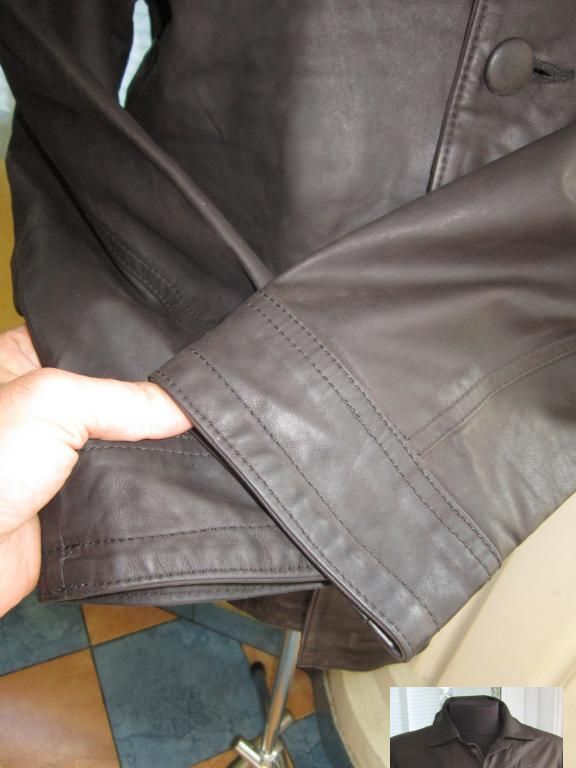 Фото 6. Большая кожаная мужская куртка MILANO Real Leather. Кипр. 58р. Лот 1022