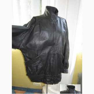Большая женская кожаная куртка Echtes Leather. Германия. Лот 1023