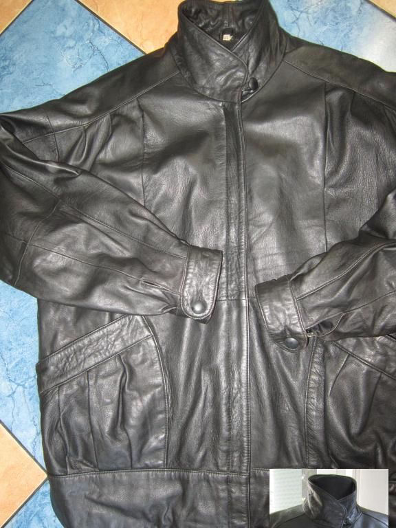 Фото 5. Большая женская кожаная куртка Echtes Leather. Германия. Лот 1023