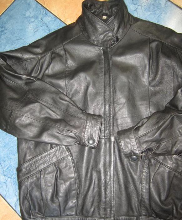 Фото 8. Большая женская кожаная куртка Echtes Leather. Германия. Лот 1023