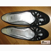 НОВЫЕ женские кожаные туфли на маленьком каблуке «MS», р.37-38